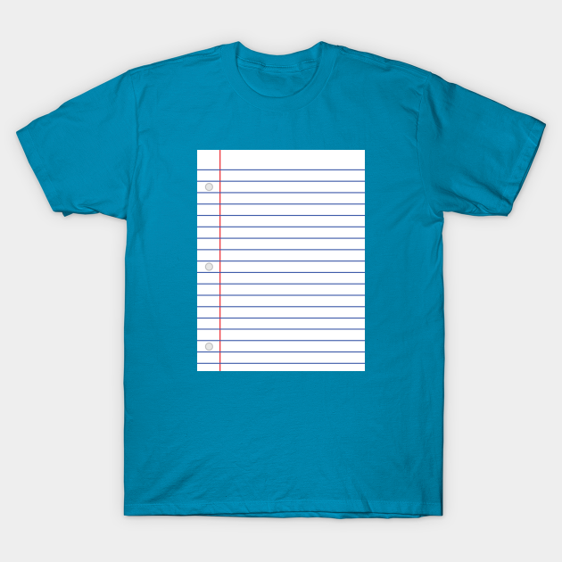 Notebook Paper Paper TShirt TeePublic